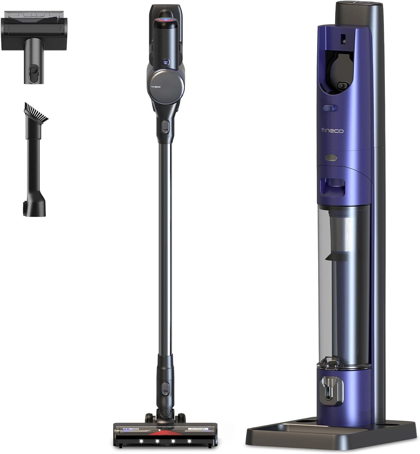 Tineco Pure ONE Station Cordless Stick Vacuum Cleaner with 3L Dust Clean Station, Complete Self - Cleaning Up to 60 Mins Runtime, Powerful Suction and Lightweight, Multi - Surface Floor Cleaning - Amazing Gadgets Outlet