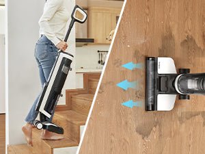 Tineco Wet and Dry Vacuum Cleaner, Cordless 3 - in - 1 Floor Cleaner FLOOR ONE S3, Smart Suction Lightweight Multi - Surface Hard Floors Cleaning - Amazing Gadgets Outlet