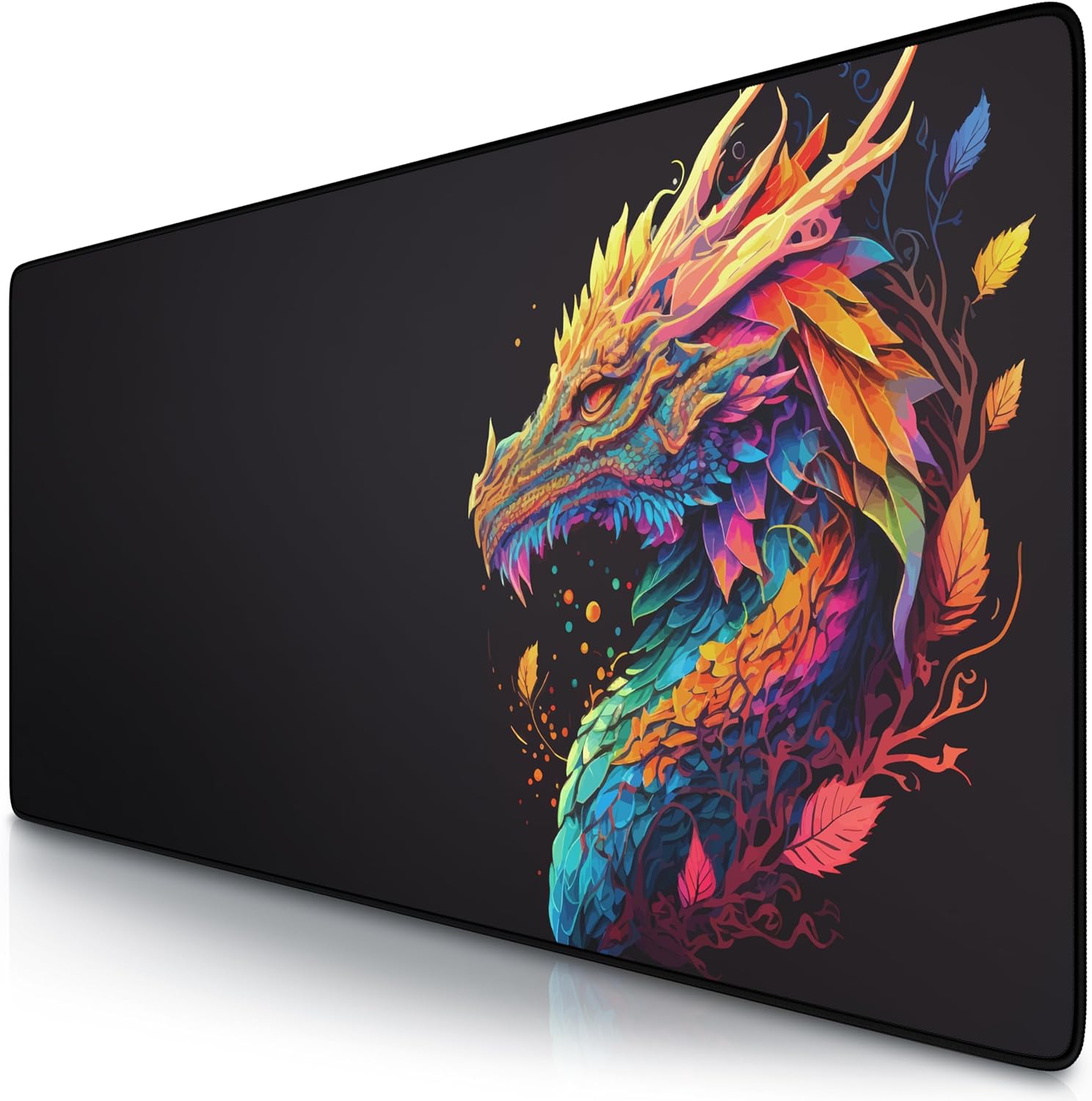 TITANWOLF World Map XXL Speed Gaming Mouse Pad Mouse Mat - 900 x 400 x 3mm - XXL mousepad - Table mat large size - improved precision and speed - Design Planisphere - Amazing Gadgets Outlet