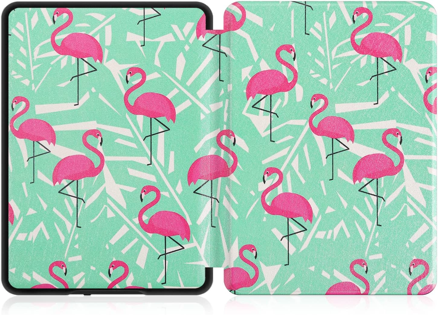 TNP Case for 6.8" Kindle Paperwhite 11th Generation 2021 / Kindle Paperwhite Signature Edition, PU Leather Cover, Protective Sleeve Folio Case for Kindle E - Reader with Auto Sleep/Wake, Flamingo - Amazing Gadgets Outlet