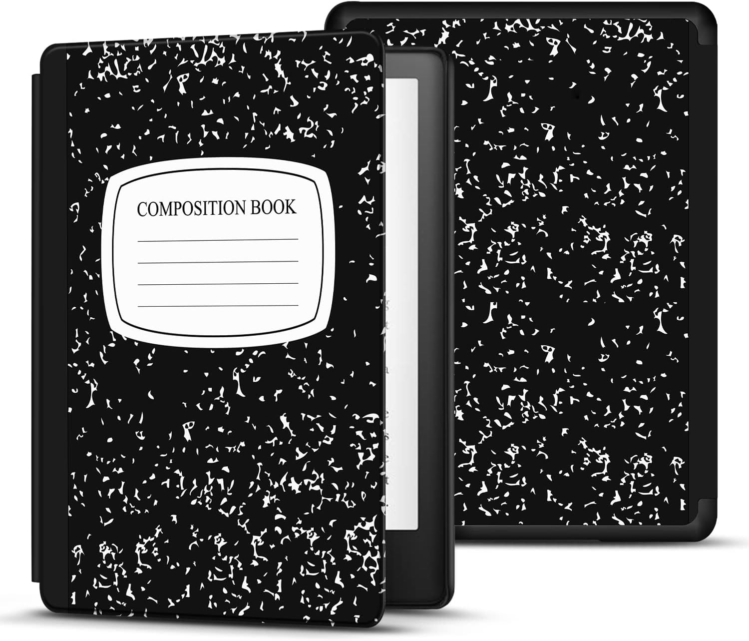 TNP Case for 6.8" Kindle Paperwhite 11th Generation 2021 /Kindle Paperwhite Signature Edition, PU Leather Cover, Protective Sleeve Folio Case for Kindle E - Reader with Auto Sleep/Wake, Composition Book - Amazing Gadgets Outlet