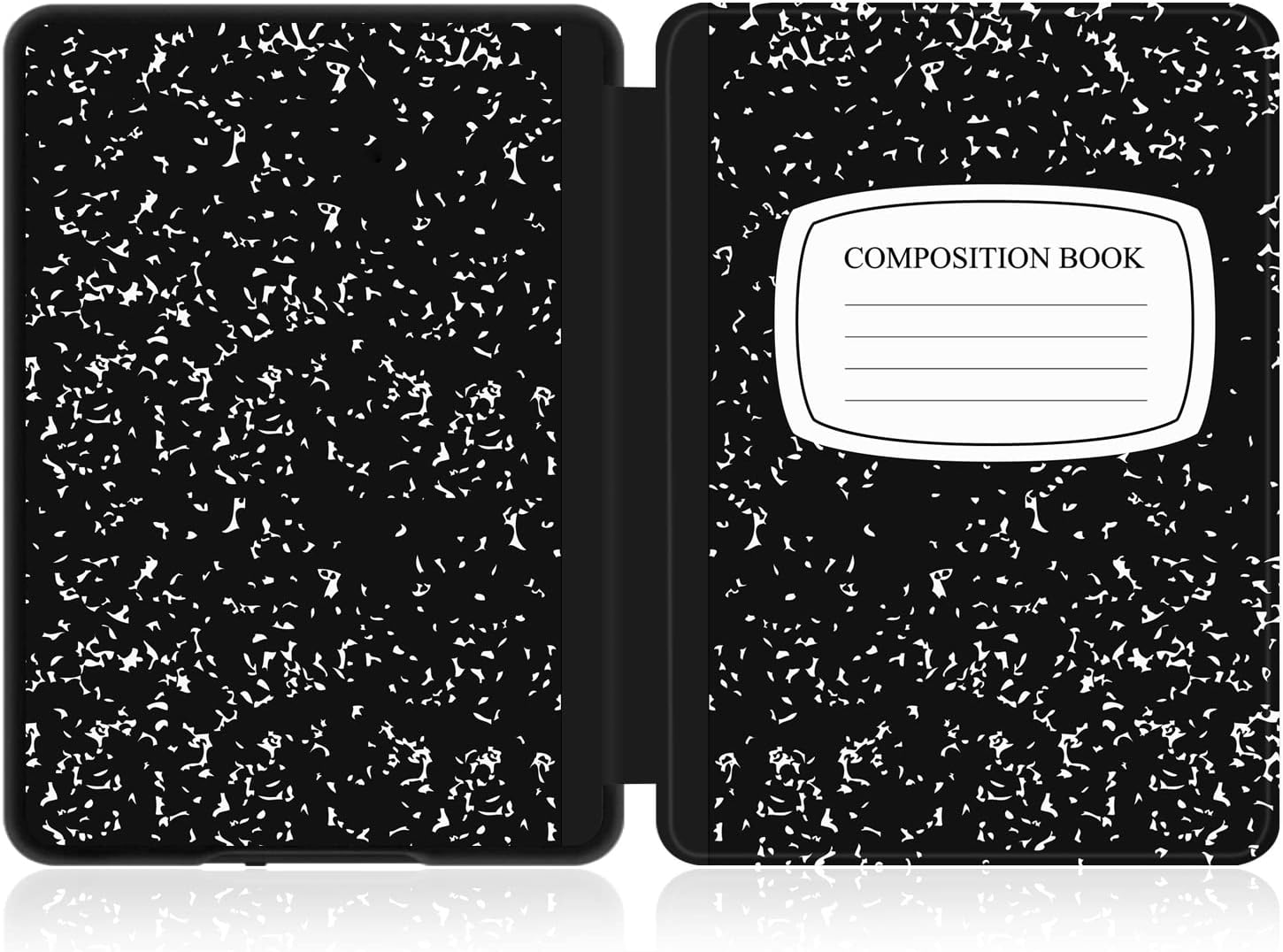 TNP Case for 6.8" Kindle Paperwhite 11th Generation 2021 /Kindle Paperwhite Signature Edition, PU Leather Cover, Protective Sleeve Folio Case for Kindle E - Reader with Auto Sleep/Wake, Composition Book - Amazing Gadgets Outlet