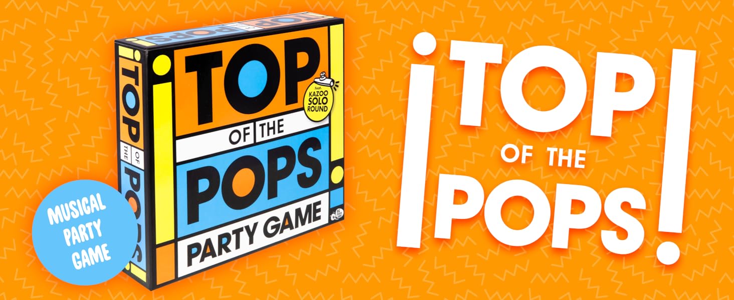 Top of The Pops Party Game - The No. 1 Family Music Board Game, Perfect for Christmas and as Gift - Amazing Gadgets Outlet