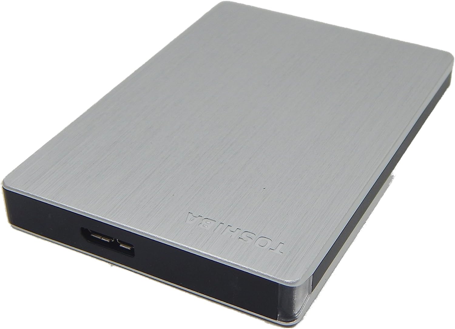 Toshiba 1TB Canvio Slim II - external hard drives (Wired, Silver, USB 3.0 (3.1 Gen 1) Type - A, USB, HDD, Aluminium) - Amazing Gadgets Outlet