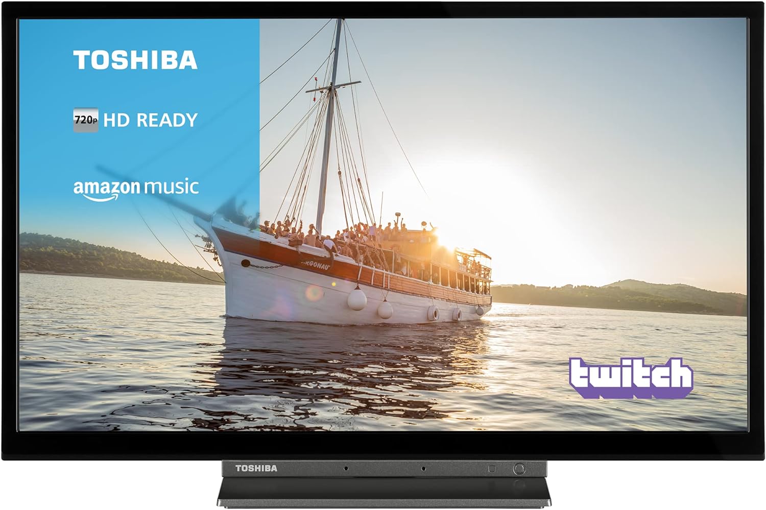 Toshiba 24WK3A63DB 24 - Inch HD Ready Smart TV with Freeview Play, Alexa Built - in (2020 Model), Black - Amazing Gadgets Outlet