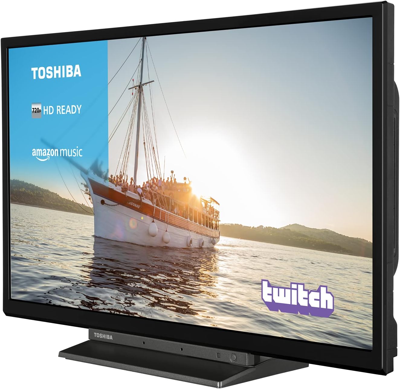 Toshiba 24WK3A63DB 24 - Inch HD Ready Smart TV with Freeview Play, Alexa Built - in (2020 Model), Black - Amazing Gadgets Outlet
