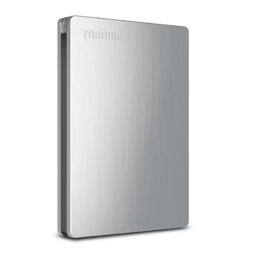 Toshiba 500GB Canvio Slim II Mac - external hard drives (Wired, Silver, USB 3.0 (3.1 Gen 1) Type - A, USB, Aluminium, HFS+) - Amazing Gadgets Outlet