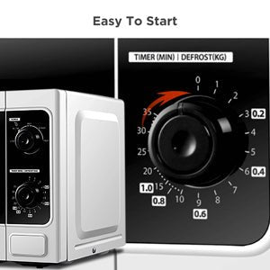 Toshiba 800 w 20 L Microwave Oven with Function Defrost and 5 Power Setting, Stylish Design – White - MM - MM20P(WH) - Amazing Gadgets Outlet