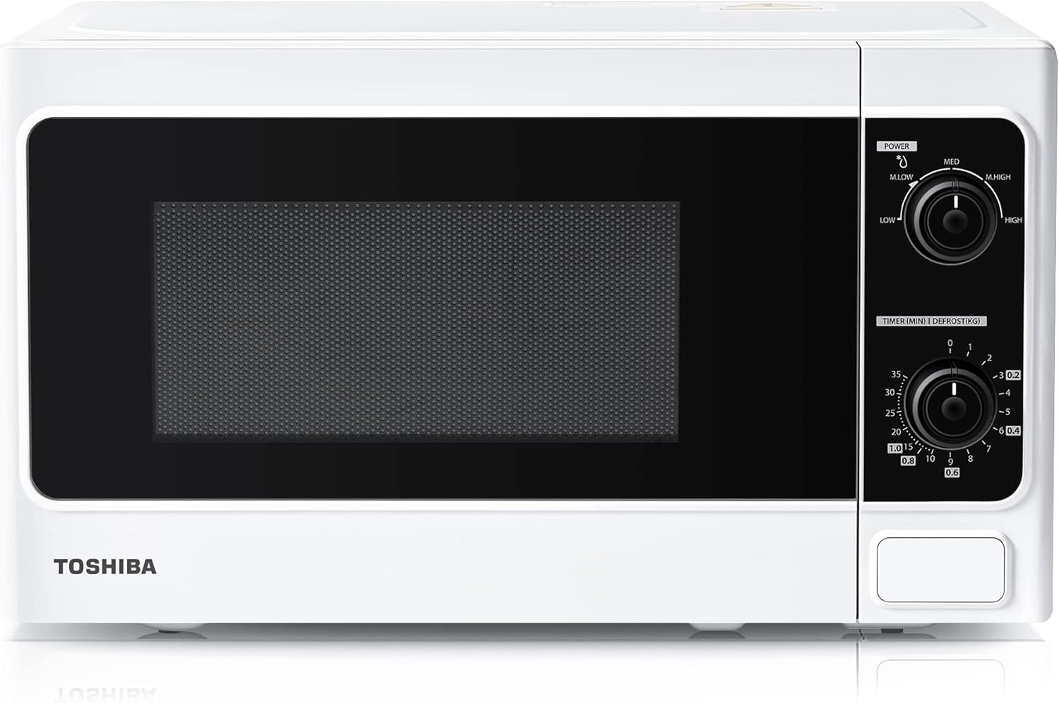 Toshiba 800 w 20 L Microwave Oven with Function Defrost and 5 Power Setting, Stylish Design – White - MM - MM20P(WH) - Amazing Gadgets Outlet