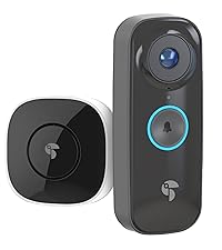 TOUCAN Wireless Video Doorbell Pro with Chime Doorbell | RADAR Motion Detection, XL Recharable Battery, 2K QHD Video Recording with 180° Ultra - Wide View, Two - Way Talk & Siren Alarm - Amazing Gadgets Outlet