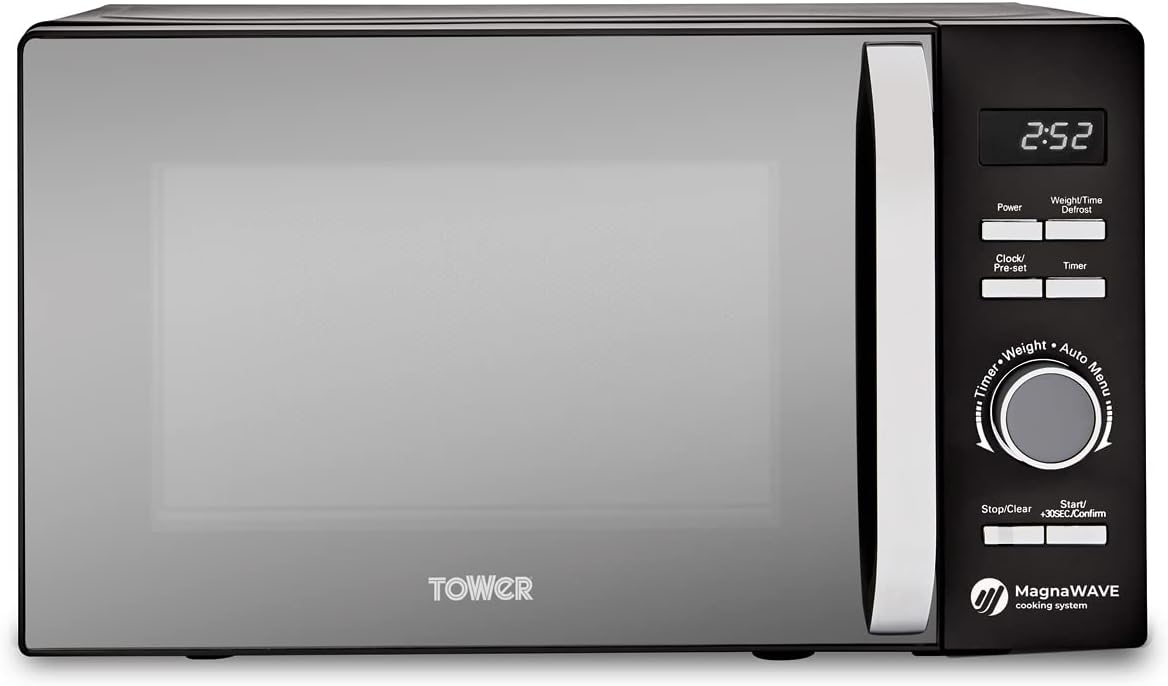 Tower T24039GRY Renaissance 20L Microwave with 5 Power Settings and MagnaWave technology, Grey - Amazing Gadgets Outlet