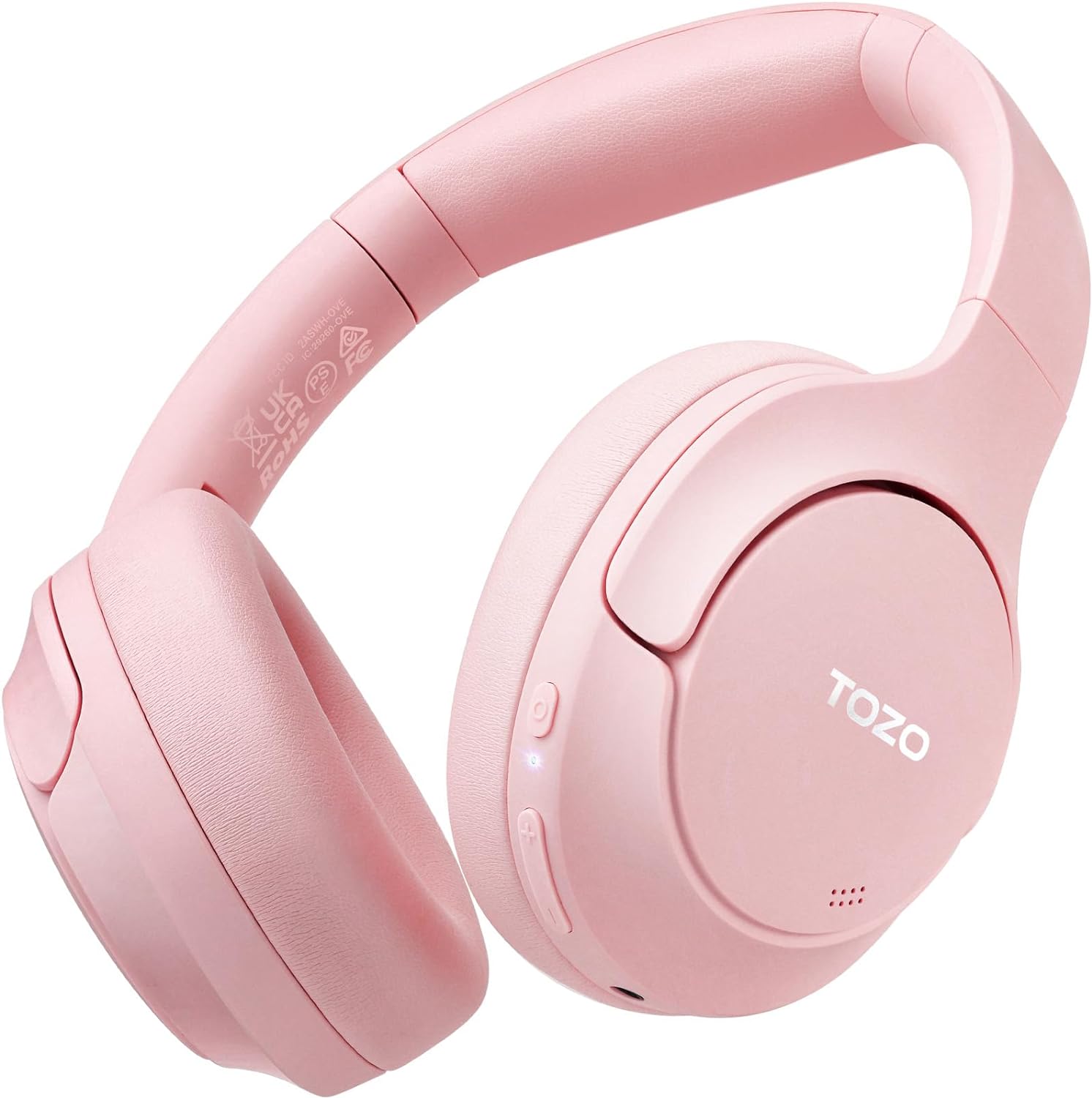 TOZO HT2 Hybrid Active Noise Cancelling Wireless Headphones, 60H Playtime Lossless Audio Over Ear Bluetooth Headphones, Hi - Res Audio Deep Bass Foldable Lightweight Headset for Workout - Amazing Gadgets Outlet