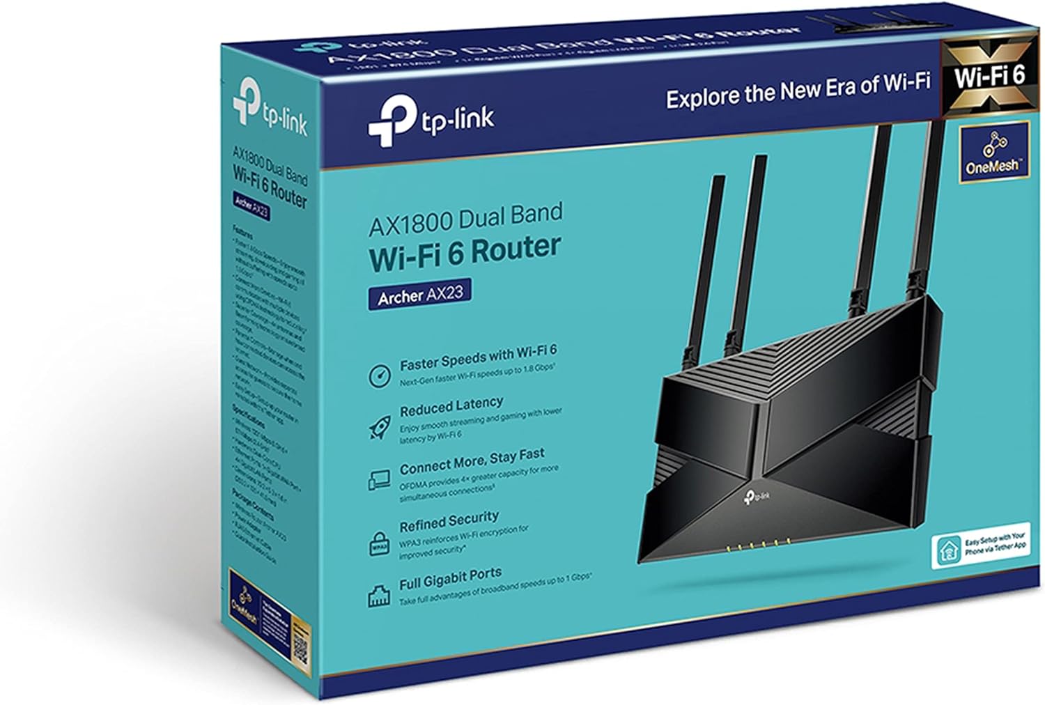 TP - LINK Archer AX23 WiFi 6 AX1800 Router - Amazing Gadgets Outlet