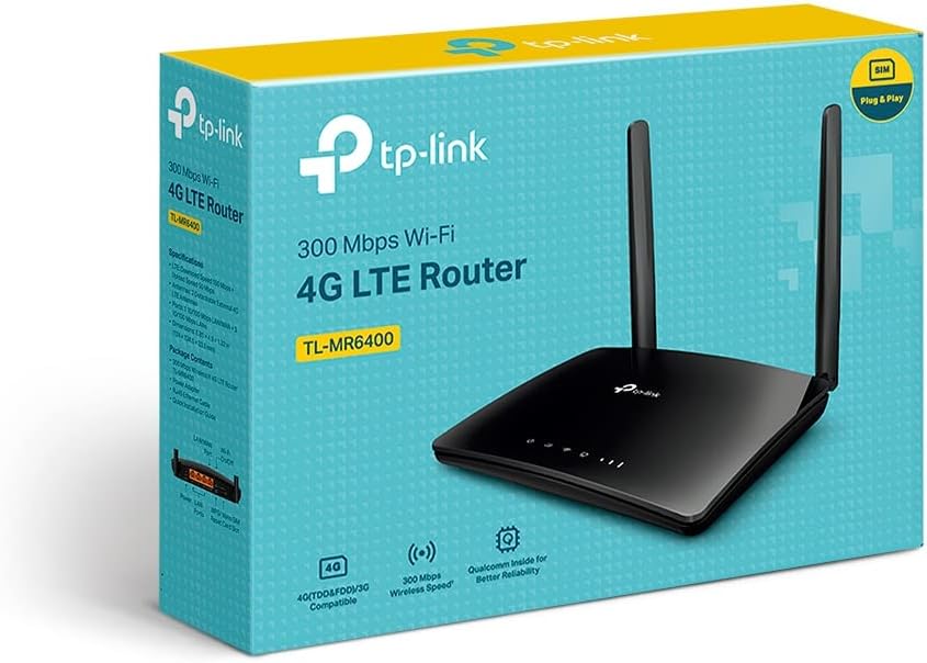 TP - Link Router MR6400 Wireless/LTE, Version 5 - Amazing Gadgets Outlet