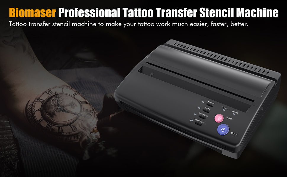 Transfer Stencil Machine BIOMASER® Professional Printer Machine Drawing Thermal Stencil Maker Copier For DIY, No Ink Need - Amazing Gadgets Outlet