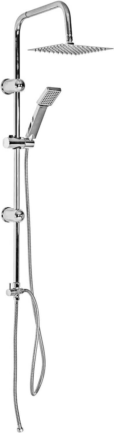 Trintion Shower Set Mixer Shower Set with 8 Inches Overhead Rain Shower Mixer Wall Mounted Adjustable Temperature Twin Head Shower System   Import  Single ASIN  Import  Multiple ASIN ×Product customization General Description Gallery - Amazing Gadgets Outlet