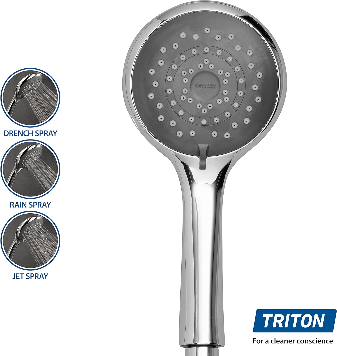 Triton Showers RECOL209BRSTL Collection II Contemporary Electric Shower, Brushed Steel, 9.5 KW - Amazing Gadgets Outlet