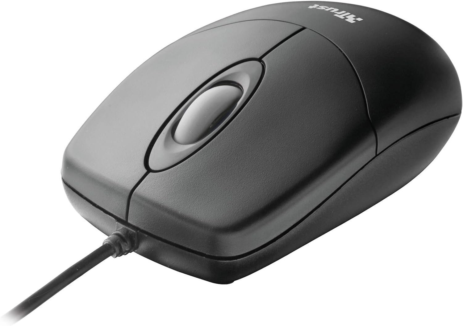 Trust Basi Optical Wired Mouse for Computer and Laptop, 1000 DPI, 3 Buttons, Left and Right Hand Users - Black - Amazing Gadgets Outlet