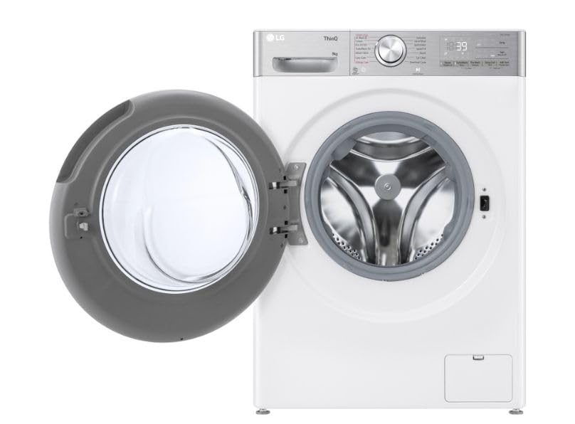 TurboWash™360 9kg Washing Machine with 1400 rpm, A Energy Rated, Steam+™, AI DD™ in White - Amazing Gadgets Outlet