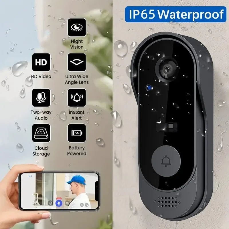 Tuya Doorbell With Camera Wireless Bundle Video Doorbell WIFI HD Outdoor Phone Door Bell Camera Security Video Intercom IR - Amazing Gadgets Outlet