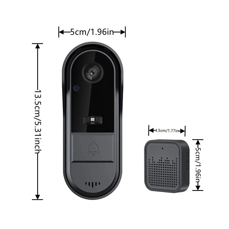 Tuya Wireless Doorbell Waterproof WIFI Video Smart Home Door Bell Camera Button Welcome by Chime Security Alarm For House - Amazing Gadgets Outlet