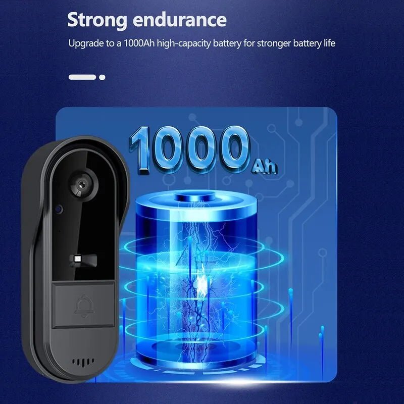 Tuya Wireless Doorbell Waterproof WIFI Video Smart Home Door Bell Camera Button Welcome by Chime Security Alarm For House - Amazing Gadgets Outlet