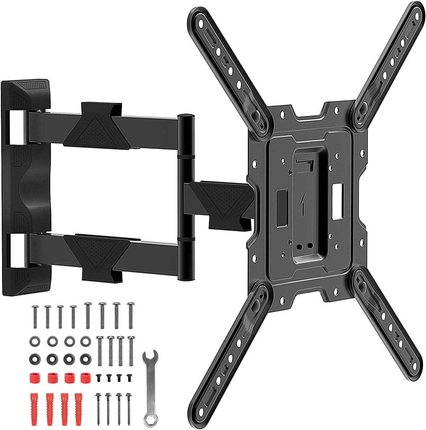 Tv Wall Bracket For 17 - 43 Inch, Flat Tv Wall Mount With Spirit Level, 25kg Capacity, Max Vesa: 200x200 - Amazing Gadgets Outlet