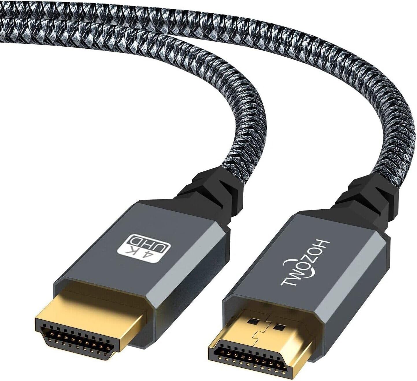 Twozoh 15M HDMI 2.0 Cable, High - Speed Braided HDMI to HDMI Lead support 4K/60HZ 18Gbps 2.0a/2.0b/1.4a/2160p/1080p for PS5,PS4,PC,Projector,Monitor,TV, Xbox - Amazing Gadgets Outlet