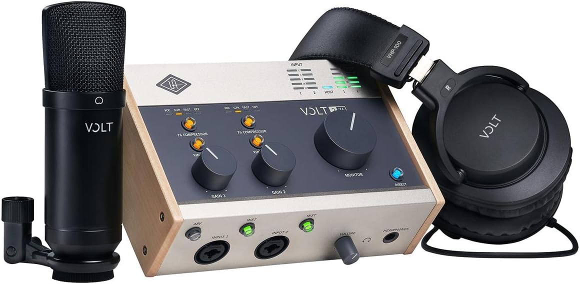 UA Volt 1 USB Audio Interface Recording, Podcasting, And Streaming - Amazing Gadgets Outlet