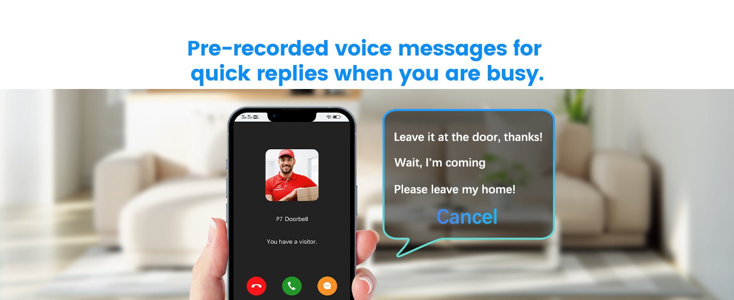 UCOCARE 4MP Video Doorbell Wireless Works with Alexa, Doorbell Camera Wireless with Chime, Voice Changer, Voice Message, Motion Detection, Instant Alerts, Night Vision, 2 - way Audio, Support TF/Cloud - Amazing Gadgets Outlet