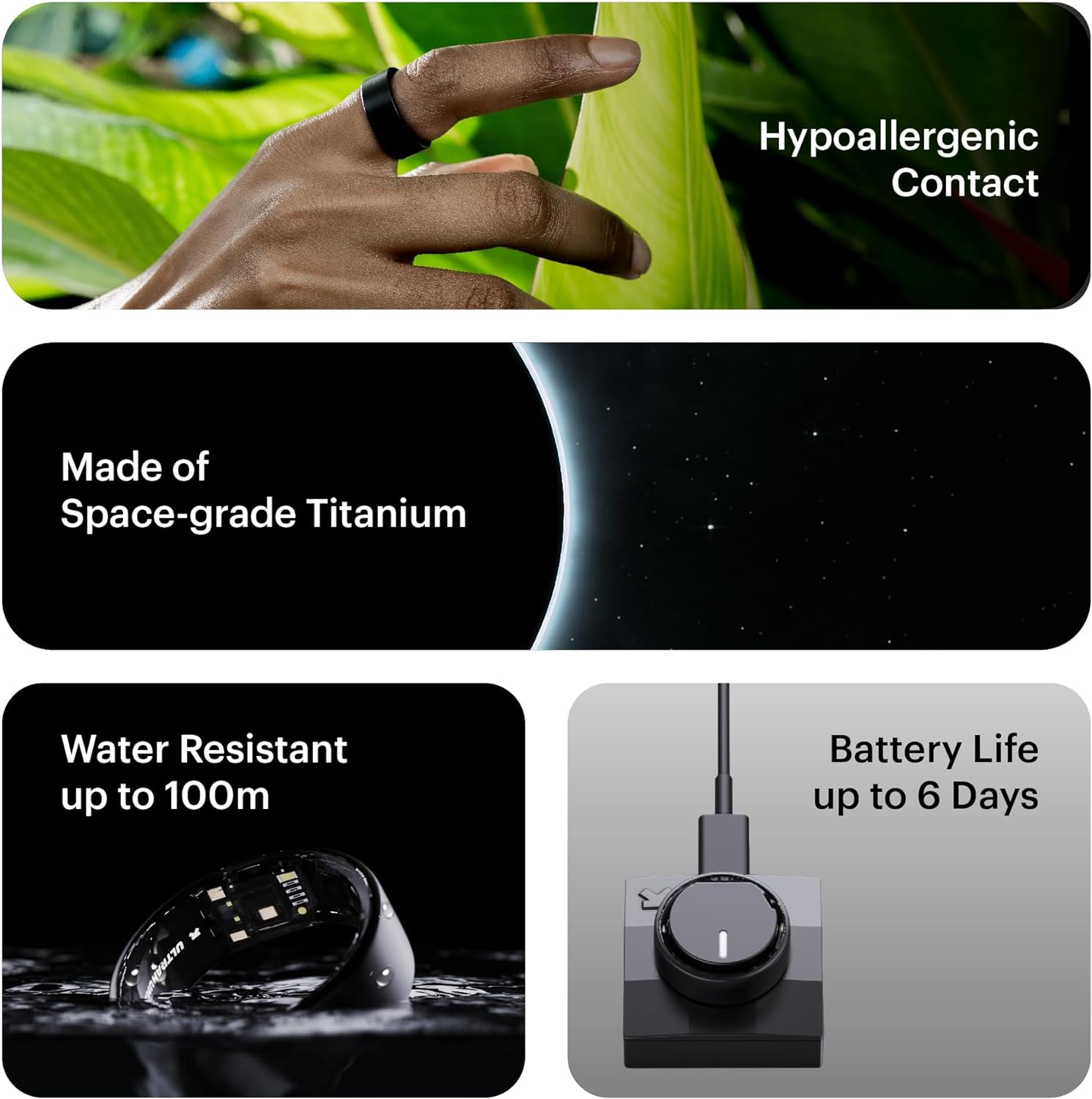 ULTRAHUMAN Ring AIR - Sleep - Tracking, Movement & Recovery,HRV, 6 Days Battery Life with Lifetime Free Subscription - Amazing Gadgets Outlet