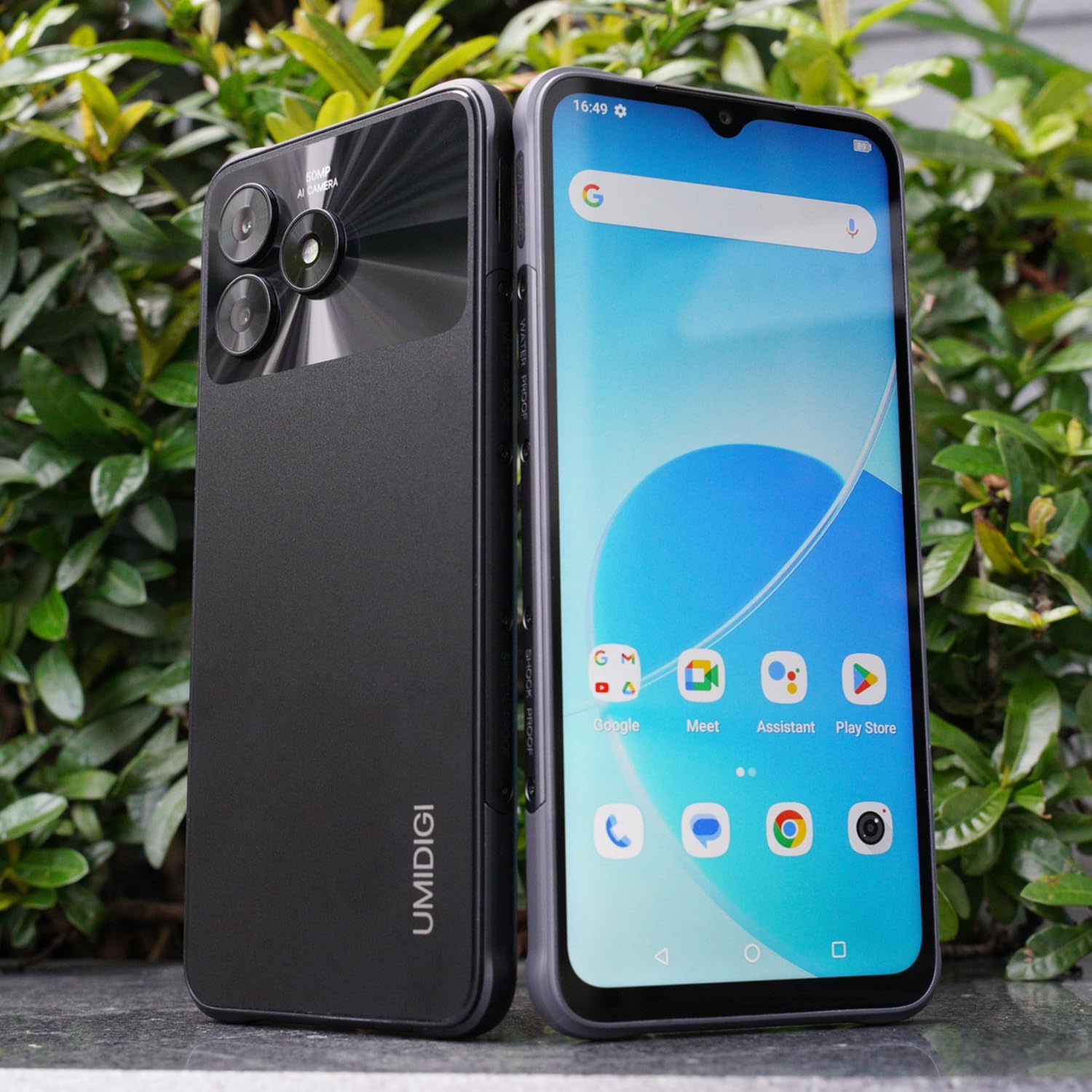 UMIDIGI G5 Mecha Waterproof Rugged Smartphone,RAM 8GB+8GB Extend+128GB/1TB,6000mAh Mobile Phones,50MP+8MP Dual SIM Phone,Android 13,Octa - Core,6.6" HD+,IP68/69K Rugged Phone,Face ID/OTG/GPS(Black) - Amazing Gadgets Outlet