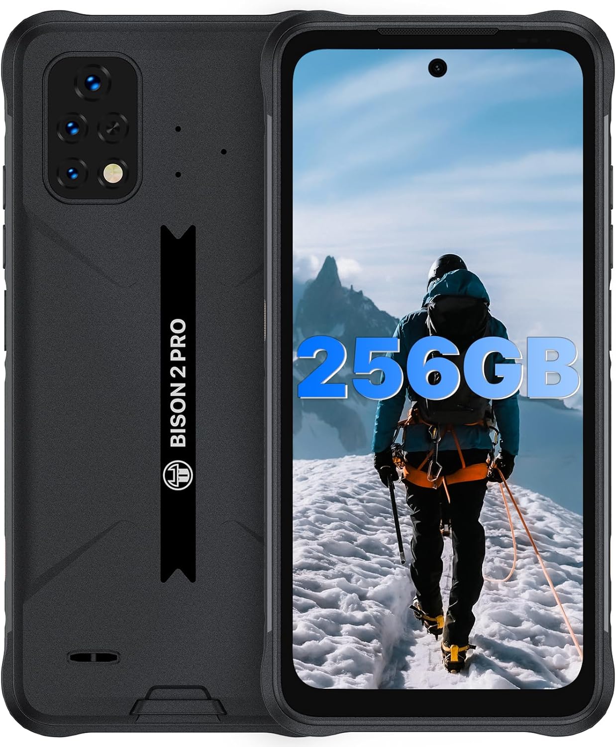 UMIDIGI Unlocked Rugged Smartphones, BISON Pro 4GB+128GB ROM Android 11 IP68/IP69K Helio G80 48MP Camera 6.3" FHD+ Waterproof Phone 5000mAh 18W Fast charge Global Version NFC Rugged Smartphone - Amazing Gadgets Outlet