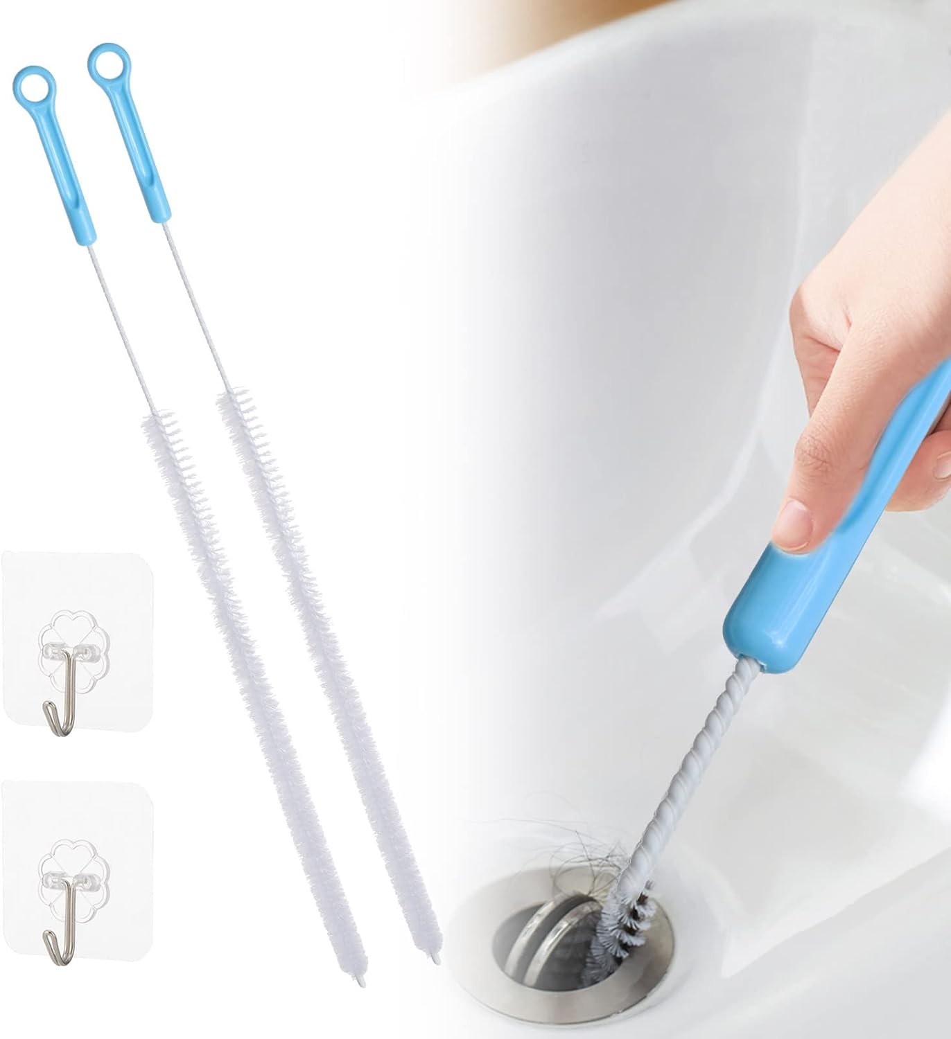 Ungfu Mall 45cm Flexible Sink Cleaning Brush Waterpipe Drain Dredge Tool Bath plug long hair cleaner Overflow Unblocker Cleaner Stick   Import  Single ASIN  Import  Multiple ASIN ×Product customization General Description Gallery Rev - Amazing Gadgets Outlet