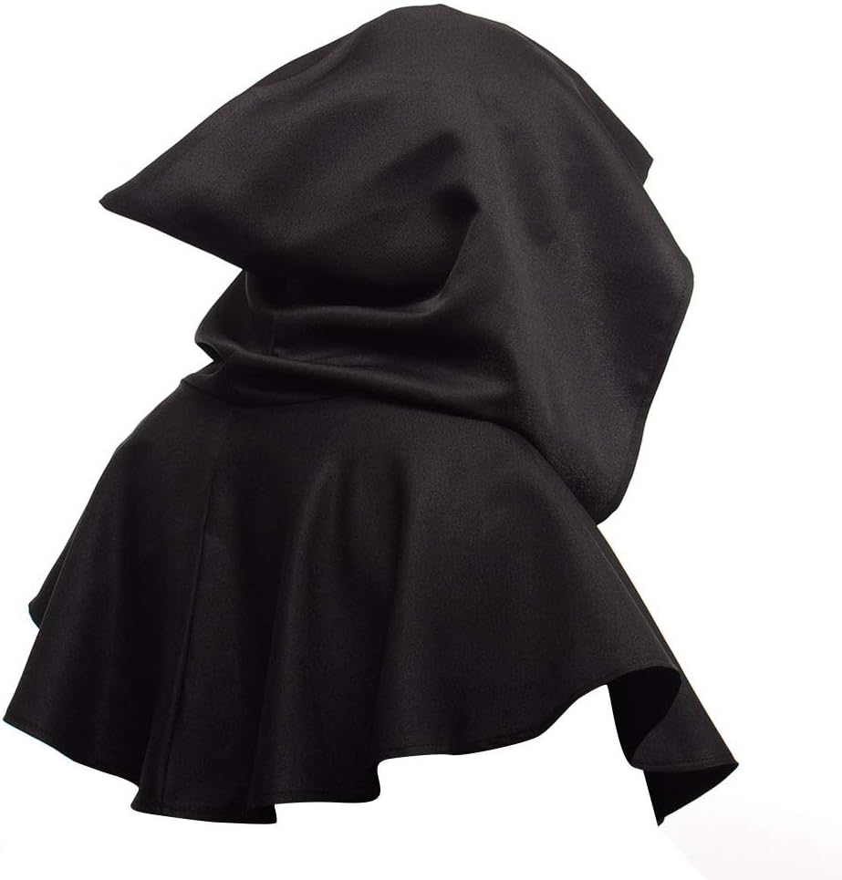 Unisex Medieval Cowl Hat, Hood Gothic Cape Cloak Cowl Vintage Friar Costume Medieval Cloak Women Mens Medieval Cape Hooded Robe Cloak Men Wizard Cloak Witch Cape Adult Vampire Death Devil Cloak - Amazing Gadgets Outlet