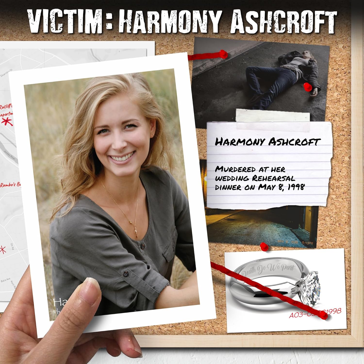 Unsolved Case Files | Ashcroft, Harmony - Cold Case Murder Mystery Game - Can You Solve The Crime? Who Killed Harmony? For Ages 14 and up - Amazing Gadgets Outlet