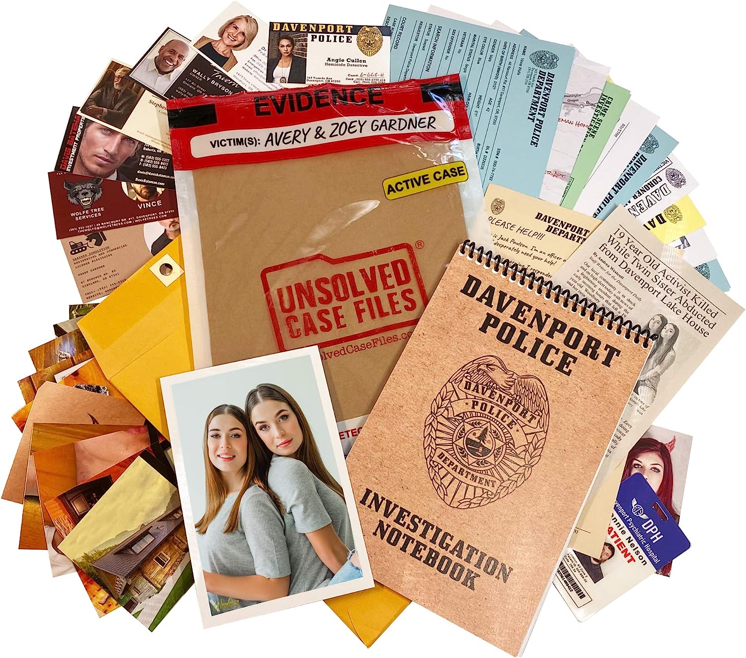 Unsolved Case Files | Gardner, Avery - Active Murder Mystery Case - Can you Solve the Case? - Amazing Gadgets Outlet