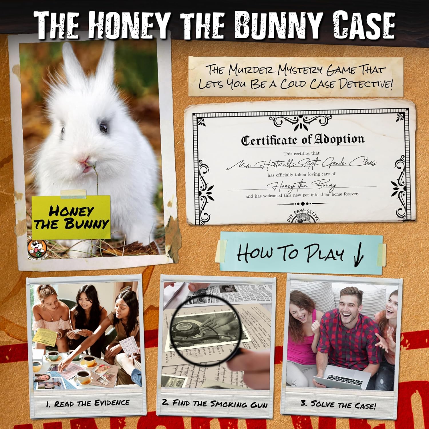 UNSOLVED CASE FILES | Honey The Bunny - A Family - Friendly Mystery Case to Solve - Amazing Gadgets Outlet