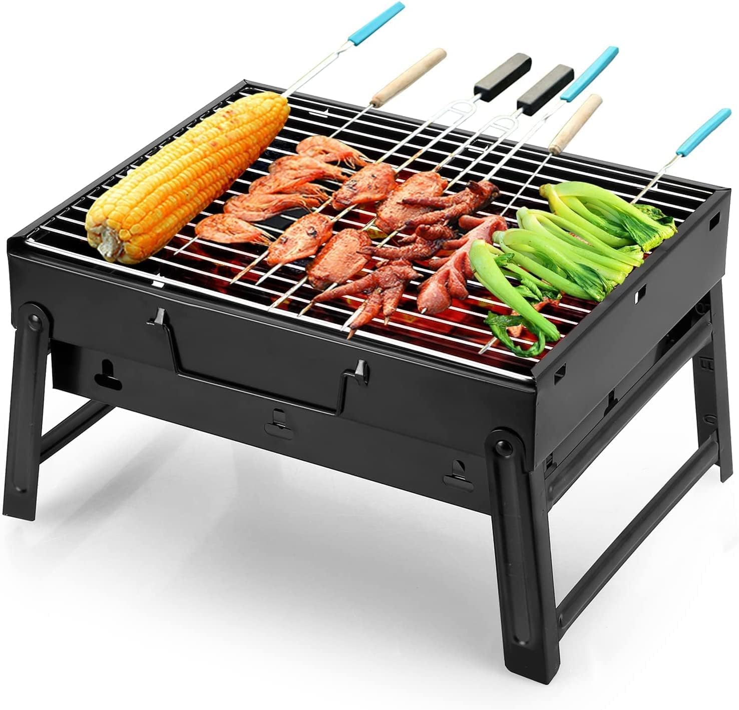 Uten Barbecue Grill, Stainless Steel BBQ, Large Folding Portable BBQ Grill, Charcoal Grill for Outdoor Cooking Camping Hiking Picnics   Import  Single ASIN  Import  Multiple ASIN ×Product customization General Description Gallery Rev - Amazing Gadgets Outlet