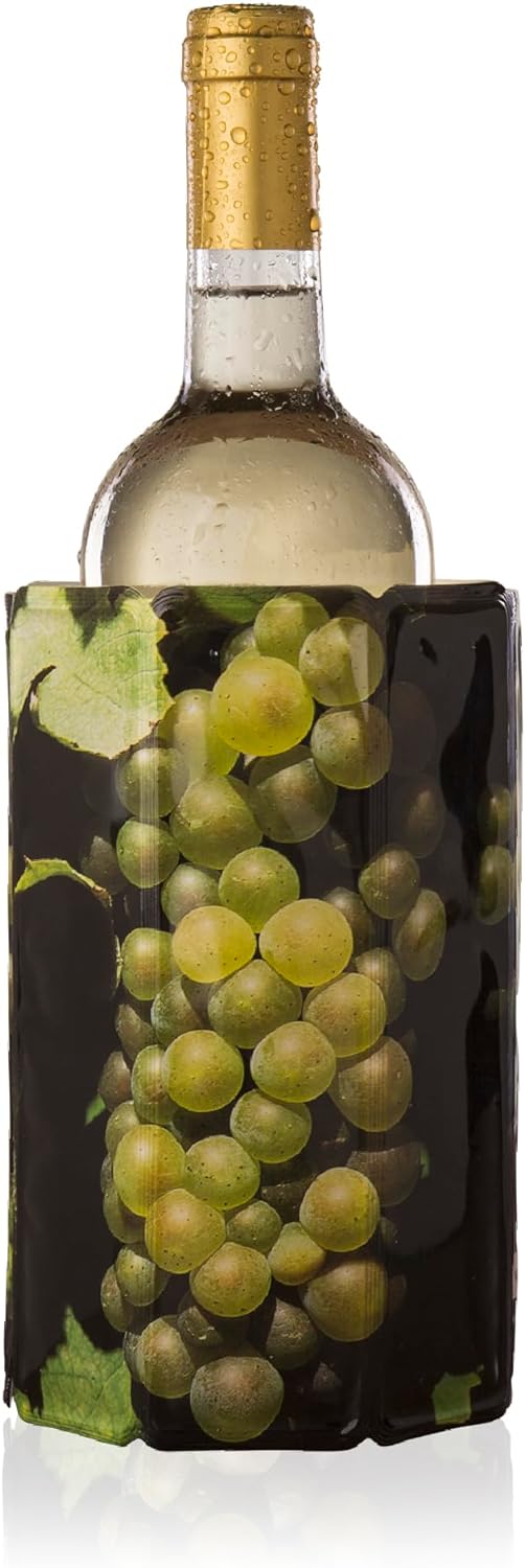 Vacu Vin Rapid Ice Wine Cooler - Silver, 7 1/2h (in), 176x145x25 - Amazing Gadgets Outlet