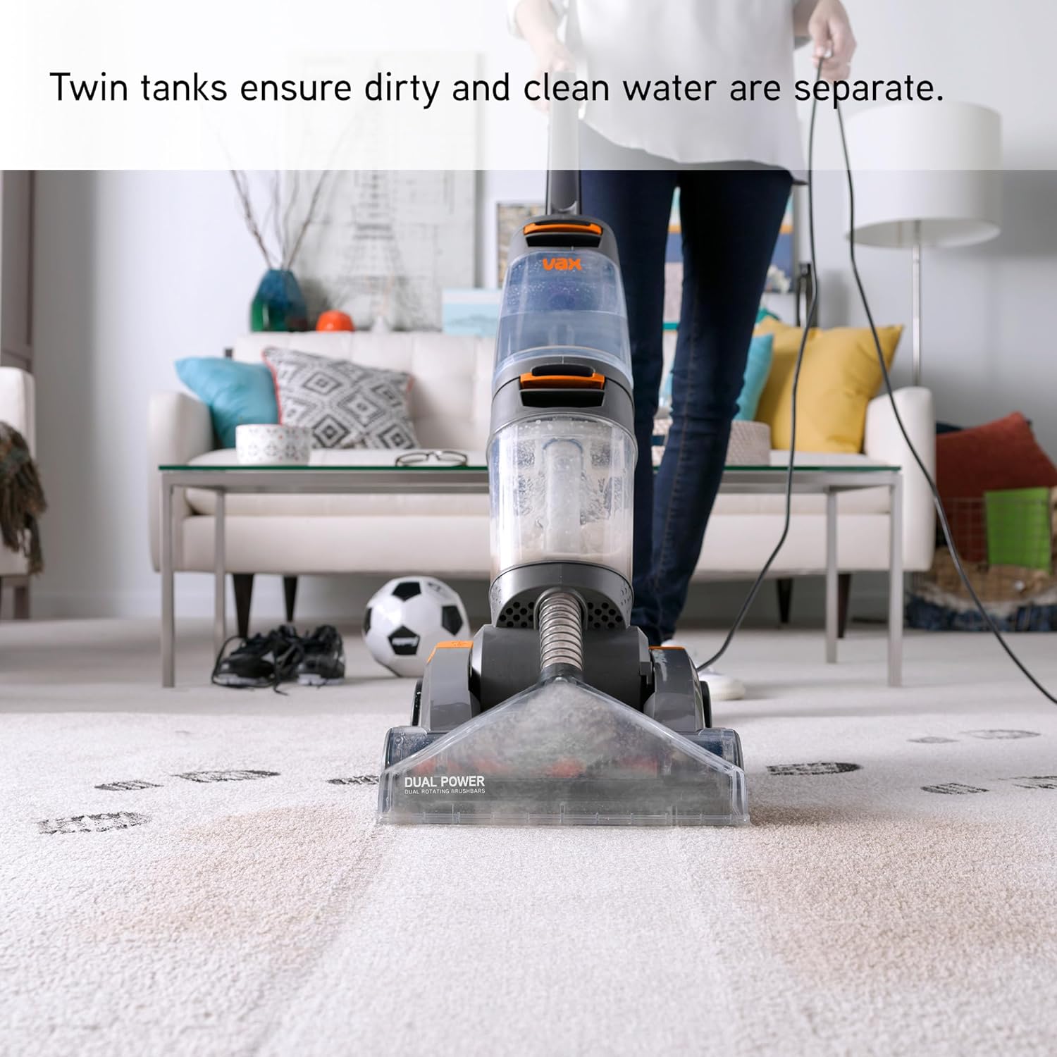 Vax Dual Power Carpet Cleaner | Dual rotating brushbars | Twin Tank technology - W86 - DP - B, 2.7L, 800W, Orange   Import  Single ASIN  Import  Multiple ASIN ×Product customization General Description Gallery Reviews Variations Addition - Amazing Gadgets Outlet