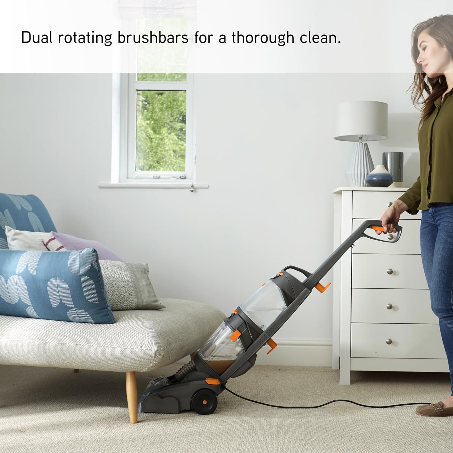 Vax Dual Power Carpet Cleaner | Dual rotating brushbars | Twin Tank technology - W86 - DP - B, 2.7L, 800W, Orange   Import  Single ASIN  Import  Multiple ASIN ×Product customization General Description Gallery Reviews Variations Addition - Amazing Gadgets Outlet