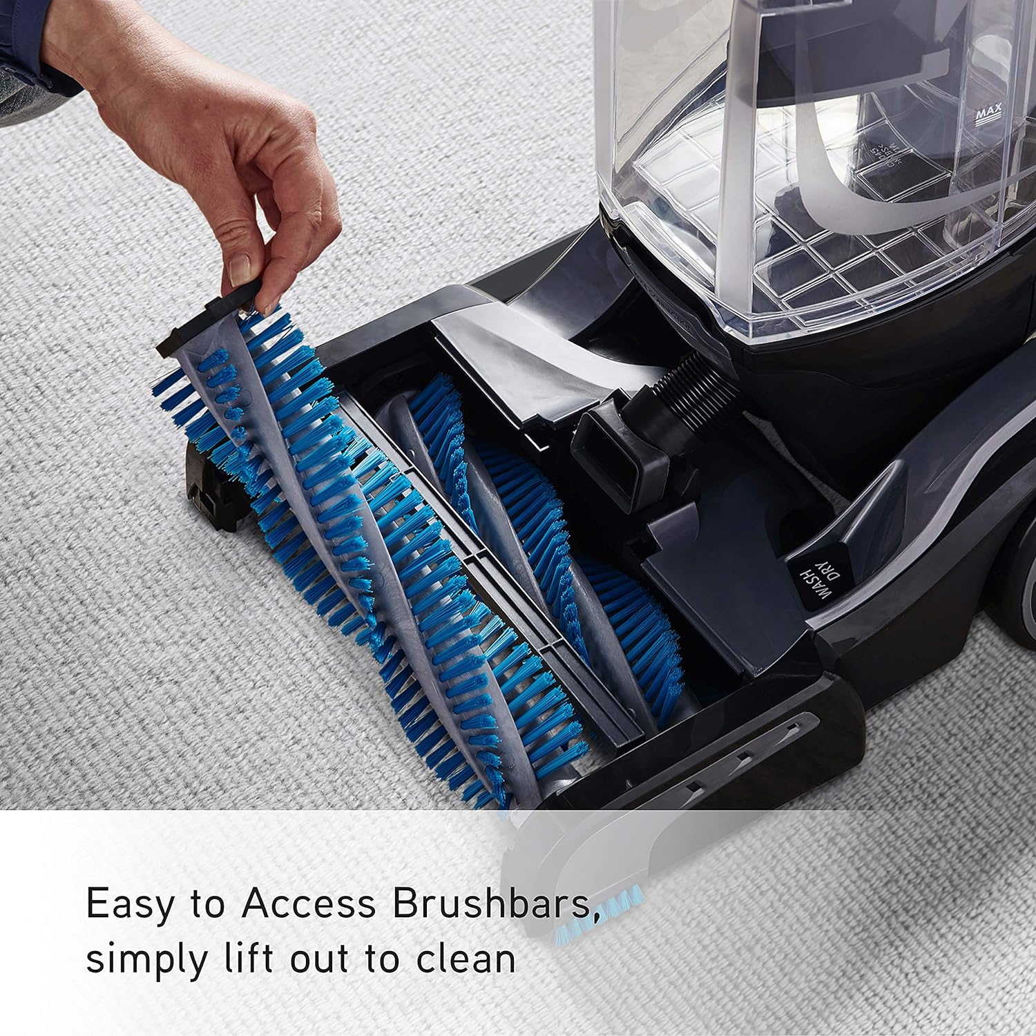 Vax Platinum Smartwash Carpet Cleaner | Kills Over 99 Percent of Bacteria | Motion Sense Technology – CDCW - SWXS, Charcoal/Blue, 3.5 Litre, 1200W   Import  Single ASIN  Import  Multiple ASIN ×Product customization General Description Ga - Amazing Gadgets Outlet