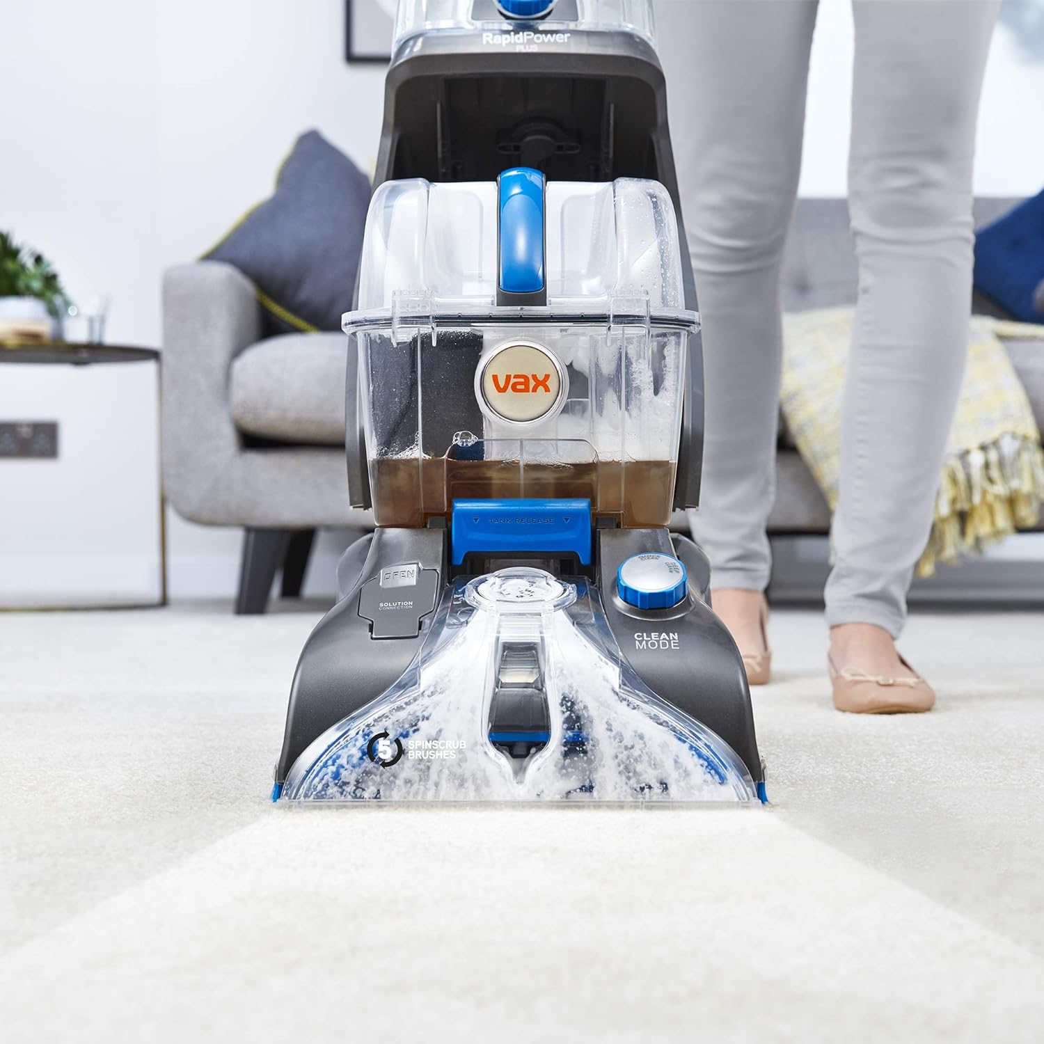 Vax Rapid Power Plus Carpet Cleaner |Includes Additional Tools | Deep Clean and Leaves Carpets Dry in less than 1hr | XL Tank Capacity - CWGRV021, 2.5 Litre, Graphite, 240W   Import  Single ASIN  Import  Multiple ASIN ×Product customization - Amazing Gadgets Outlet