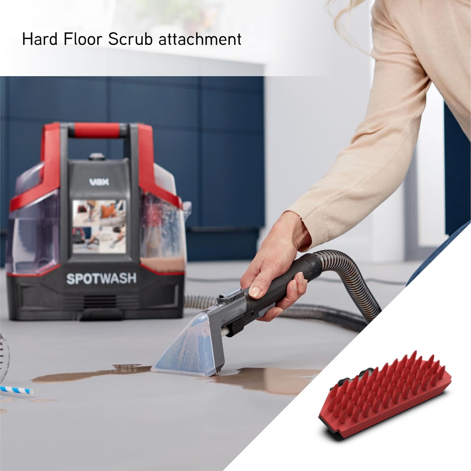 Vax SpotWash Spot Cleaner | Lifts Spills and Stains from Carpets, Stairs, Upholstery | Portable and Compact – CDCW - CSXS, 1.6L, Red   Import  Single ASIN  Import  Multiple ASIN ×Product customization General Description Gallery Review - Amazing Gadgets Outlet