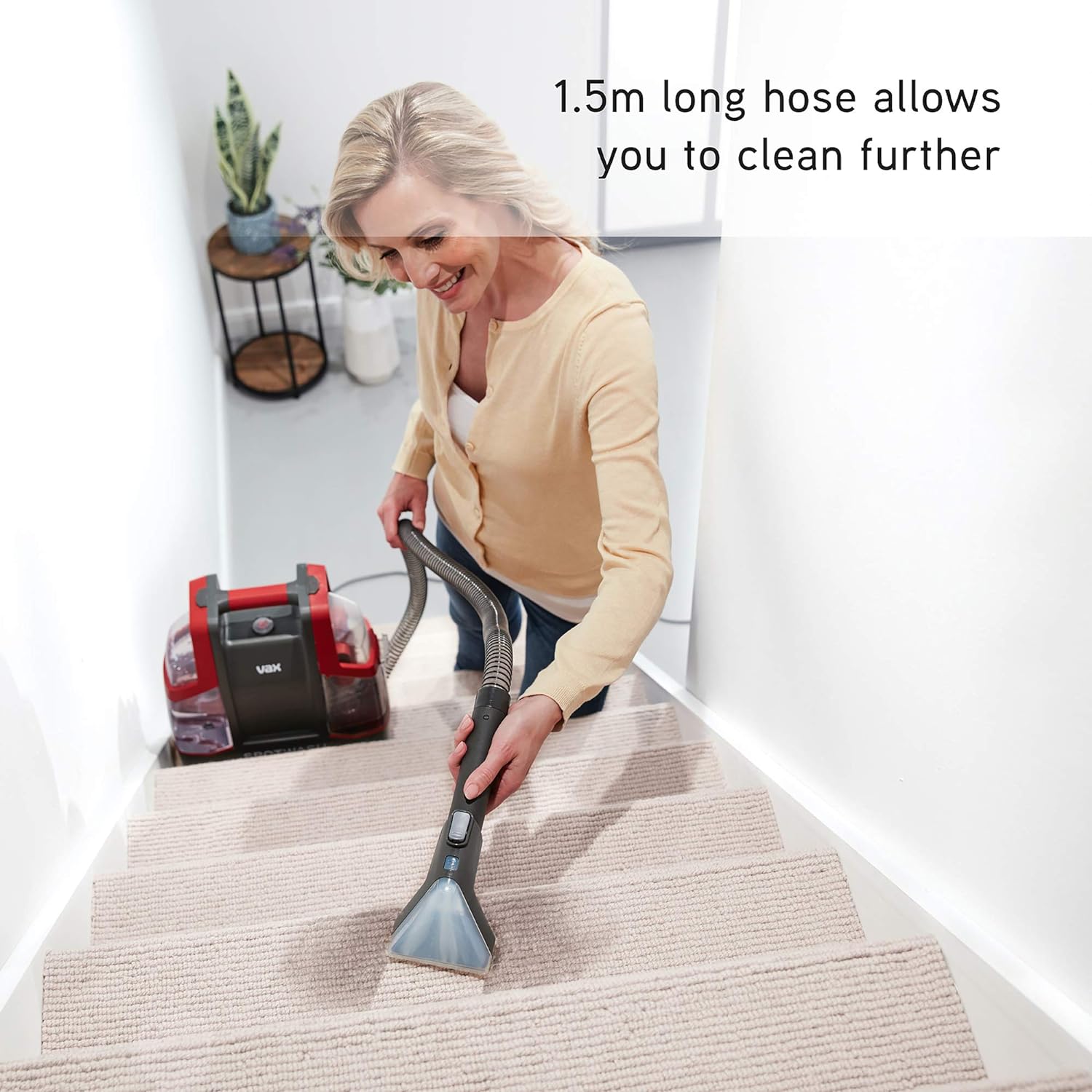 Vax SpotWash Spot Cleaner | Lifts Spills and Stains from Carpets, Stairs, Upholstery | Portable and Compact – CDCW - CSXS, 1.6L, Red   Import  Single ASIN  Import  Multiple ASIN ×Product customization General Description Gallery Review - Amazing Gadgets Outlet