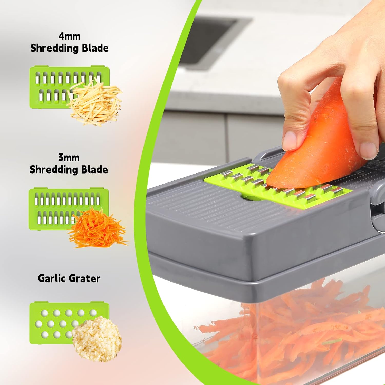 Vegetable Chopper,Mandoline Vegetable Slicer Cutter Onion Chopper Food Chopper Salad Chopper Vegetable Dicer Potato Chipper Kitchen Gadgets - Amazing Gadgets Outlet