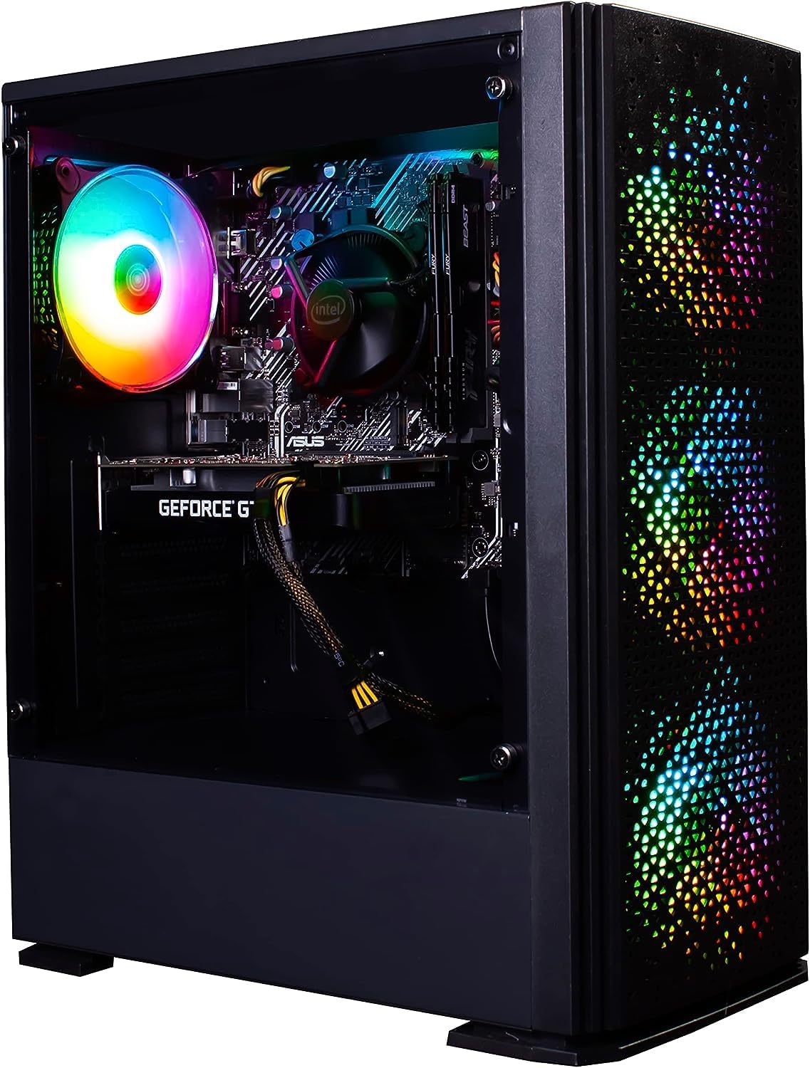 Veno Scorp Gaming PC AMD Ryzen 5 5500 Processor Nvidia RTX 4060Ti 8GB Graphics Card - 16GB 3200MHz Ram - 1TB NVMe SSD - 800W PSU - Windows 11 - WiFi - Neonzilla - Amazing Gadgets Outlet