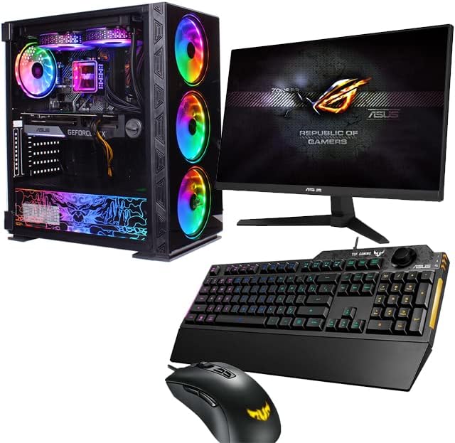 Veno Scorp Gaming PC - Intel Core i5 - 12400F, Nvidia RTX 3060 12GB, 32GB RAM, 512GB NVMe SSD, 750W 80+ Gold PSU, Wi - Fi, Windows 11,Asus Gaming K1 Keyboard and M3 Mouse. - Amazing Gadgets Outlet