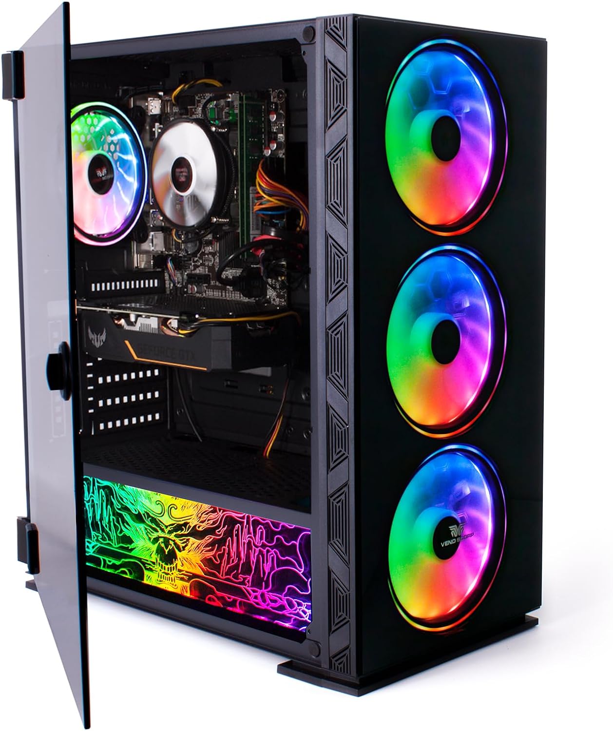 Veno Scorp Gaming PC Intel Core i713700F Processor Nvidia RTX 4070 12GB Graphics Card - Corsair 32GB 3600MHz Ram - 1TB NVMe SSD - 800W PSU - Windows 11 - WiFi - Neonzilla ARGB - Amazing Gadgets Outlet